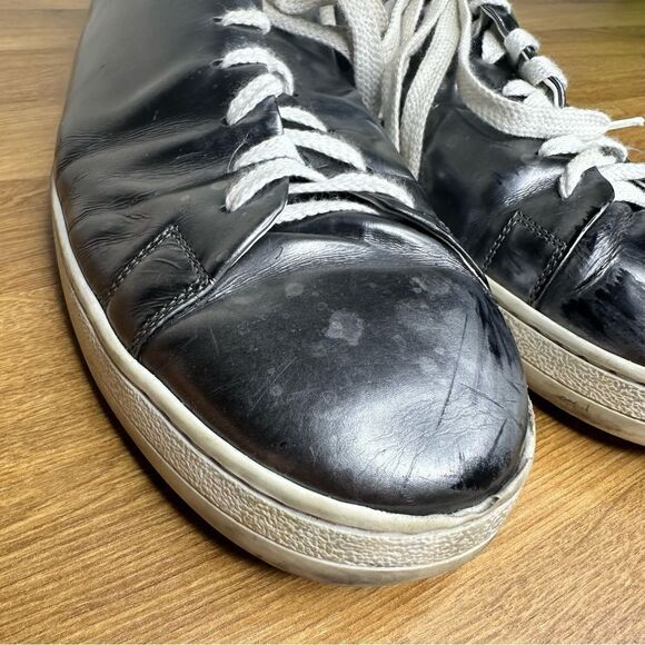 Louis Vuitton Frontrow Metallic Mens Silver Sneakers sz 9 - Picture 6 of 16